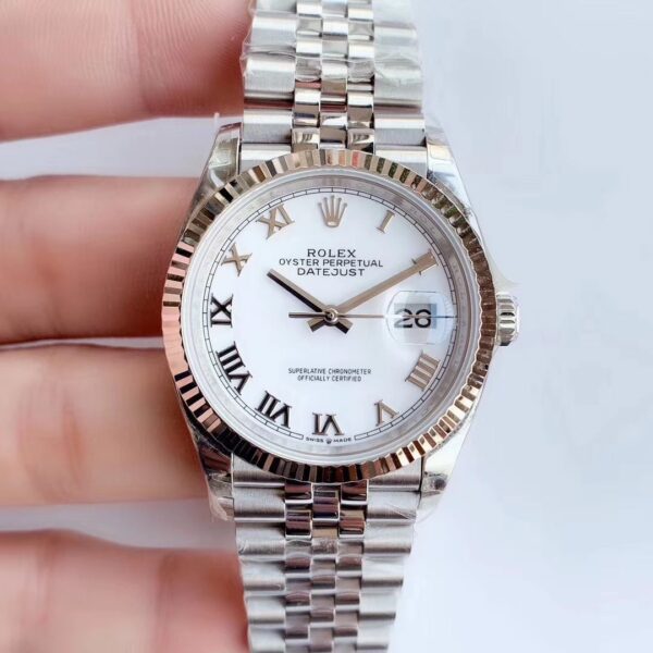 Rolex DATEJUST Relógio Unissex 36mm CAL.2813 2836 3235 Movimento Automático Mecânico Aço Inoxidável Relógios BP Factory