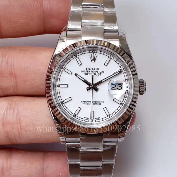 Rolex DATEJUST Unisex Reloj 36mm CAL.2813 2836 3235 Movimiento Automático Mecánico Acero inoxidable Relojes BP Fábrica