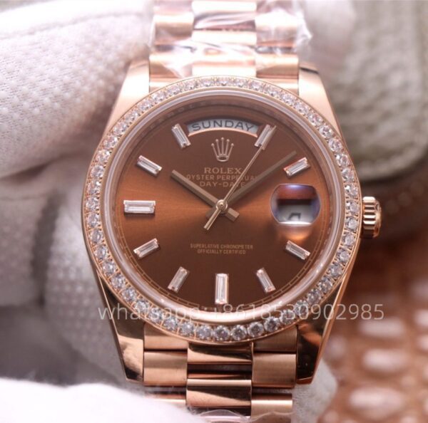 Rolex Daydate Reloj para hombre 40mm CAL.2813 2836 3235 Movimiento Automático Mecánico de acero inoxidable Relojes BP Fábrica