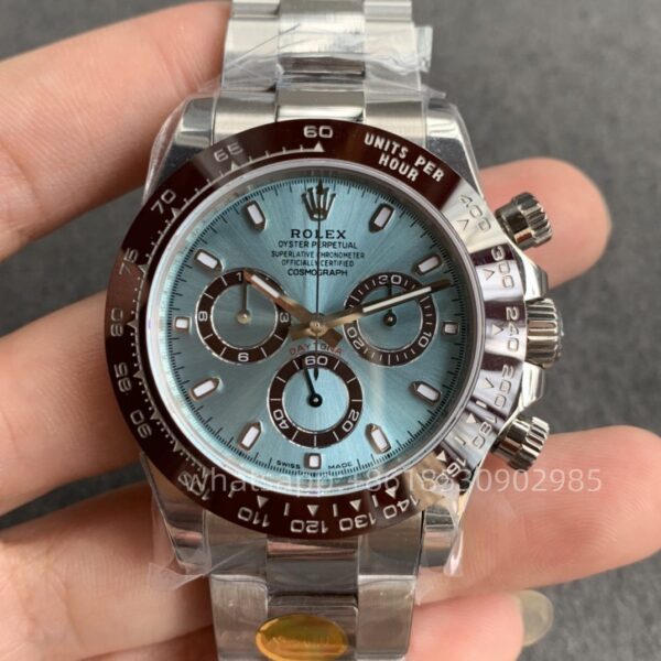 Rolex DAY-Tona Mens Watch 40mm CAL. 4130 Movimento Automático Mecânico em Aço Inoxidável Relógios N Factory
