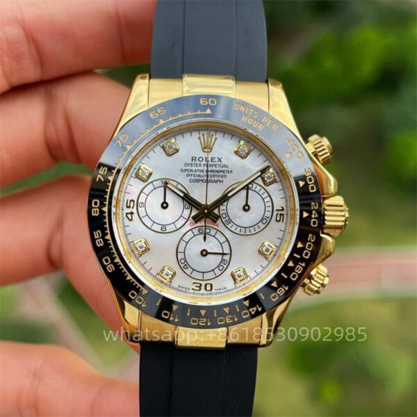 Rolex DAY-Tona Mens Watch 40mm CAL. 4130 Movement Automatic Mechanical Stainless Steel Watches N Factory