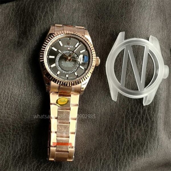 Rolex SKY DWELLER мужские часы m326935 42 мм CAL. 9001 Движение Автоматические Механические Часы Из Нержавеющей Стали NOOB Завод