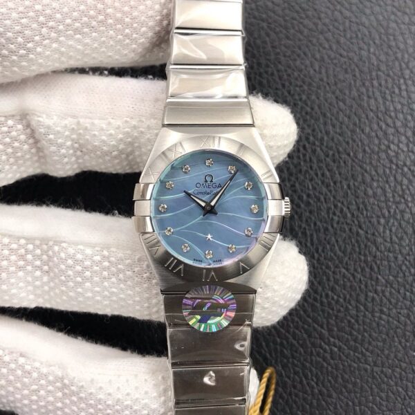 OMEGA CONSTELLATION Reloj para mujer 27mm CAL.1376 Movimiento Automático mecánico Acero inoxidable Relojes ZF Factory
