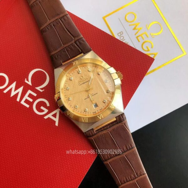 OMEGA CONSTELLATION Mujeres Reloj 28mm CAL.4061 Movimiento Automático Mecánico de acero inoxidable Relojes 3S Fábrica
