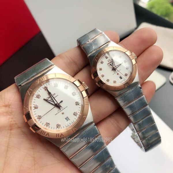 OMEGA Constellation Couple Watch 27mm 38mm CAL.8501 Movement Automatic Mechanical Stainless Steel Watches GD Factory