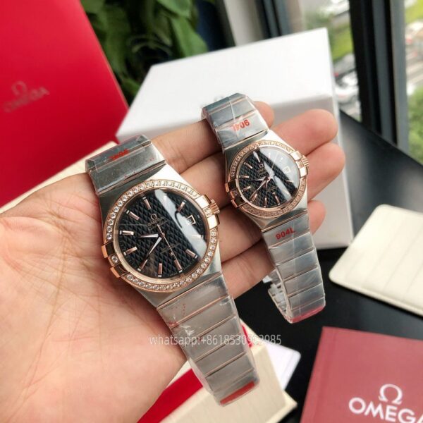 OMEGA Constellation Couple Watch 27mm 38mm CAL.8501 Movement Automatic Mechanical Stainless Steel Watches GD Factory
