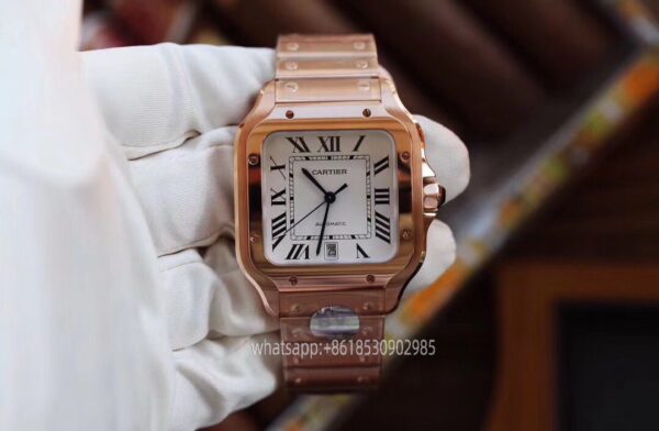 Cartier Santos De Cartier Mens Watch 40x48mm CAL.MIYOTA-9015 Movement Automatic Mechanical Stainless Steel Watches BV Factory