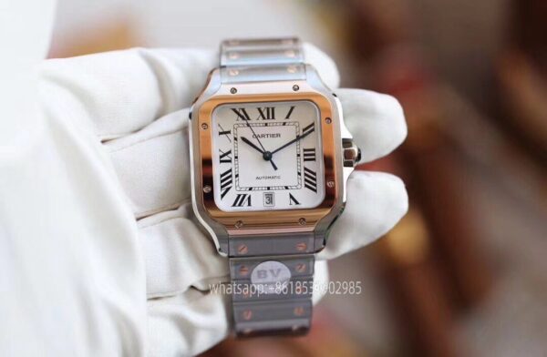 Cartier Santos De Cartier Mens Watch 40x48mm CAL.MIYOTA-9015 Movement Automatic Mechanical Stainless Steel Watches BV Factory