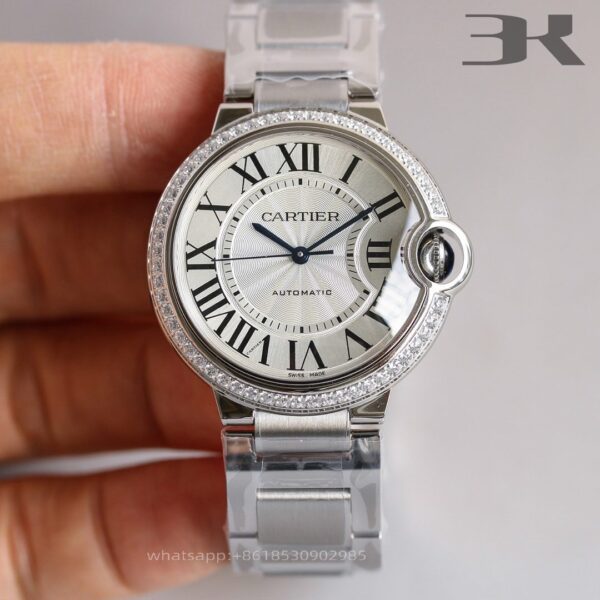 Cartier Ballon Bleu De Cartier Mens Watch 42mm 36mm CAL.049 Movement Automatic Mechanical Stainless Steel Watches 3K Factory