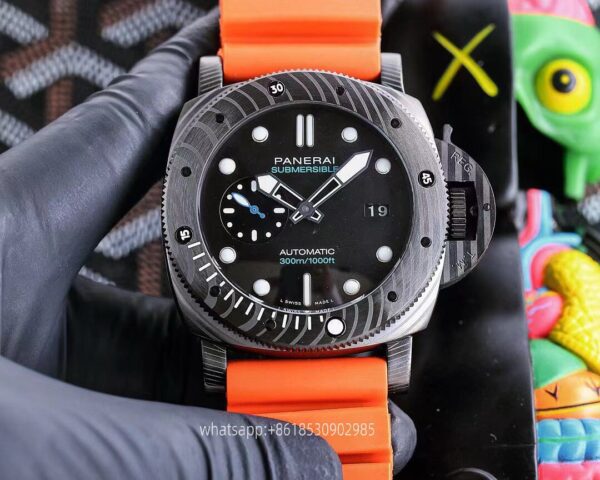 パネライ潜水メンズ腕時計47ミリメートルCAL2555機械式ムーブメントステンレススチール時計V7工場