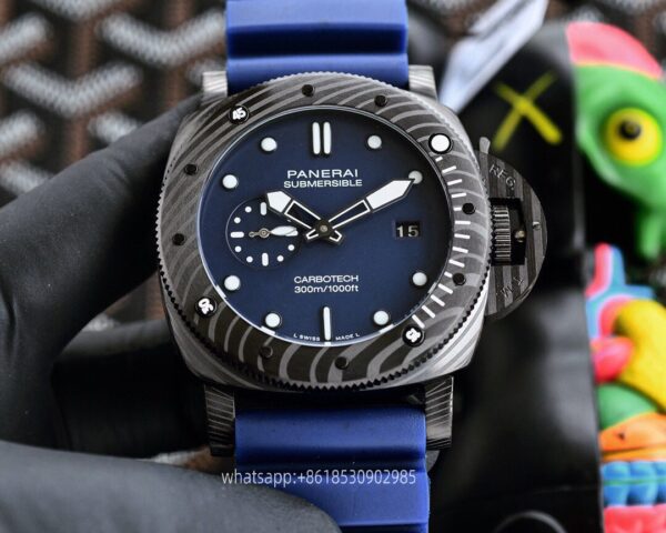 Panerai Submersible Mens Watch 47mm CAL2555Mechanical Movement Stainless Steel Watches V7 Factory