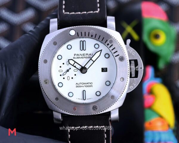 Panerai Submersible Mens Watch 44mm CAL.900 Mechanical Movement Stainless Steel Watches